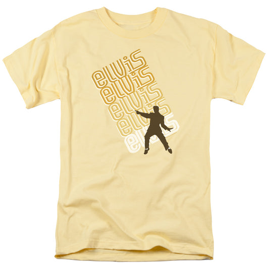 Elvis Presley Pointing Mens T Shirt Yellow