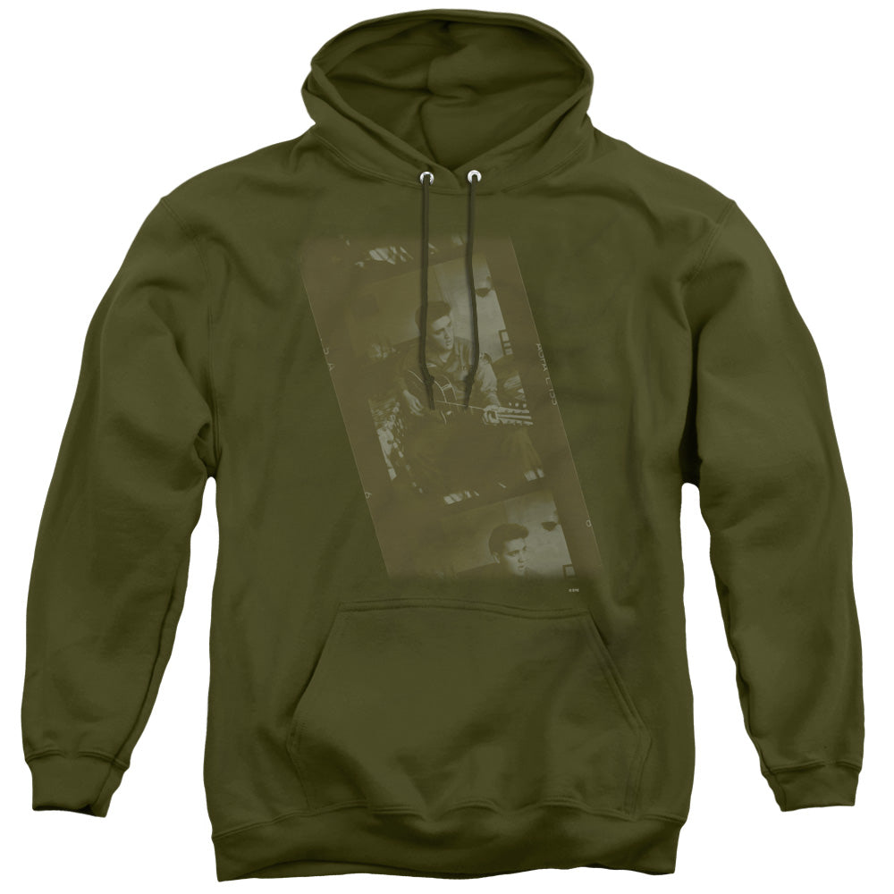 Elvis Presley Army Mens Hoodie Military Green