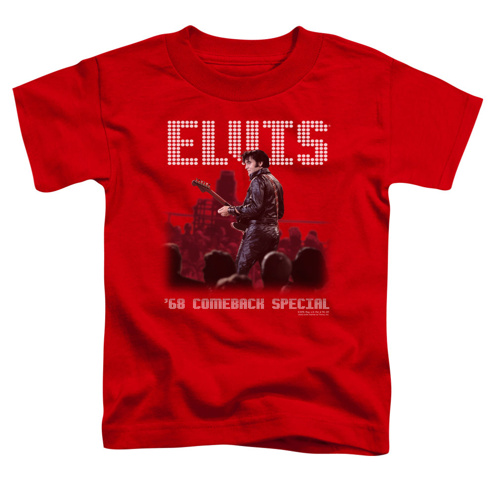 Elvis Presley Return of the King Toddler Kids Youth T Shirt Red