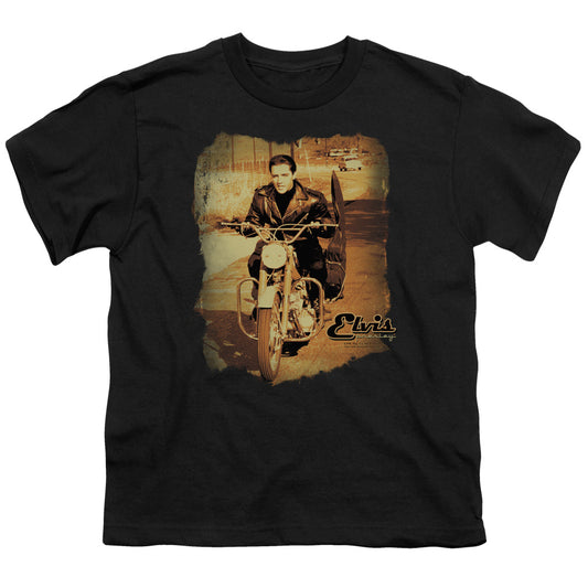 Elvis Presley Hit the Road Kids Youth T Shirt Black