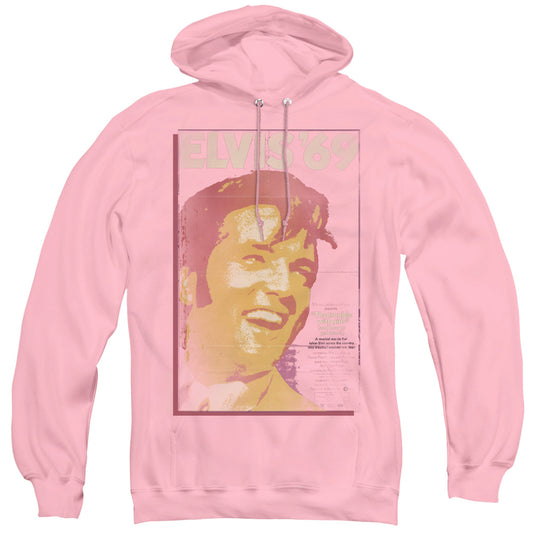 Elvis Presley Trouble With Girls Mens Hoodie Pink