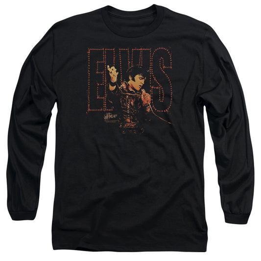 Elvis Presley Take My Hand Mens Long Sleeve Shirt Black