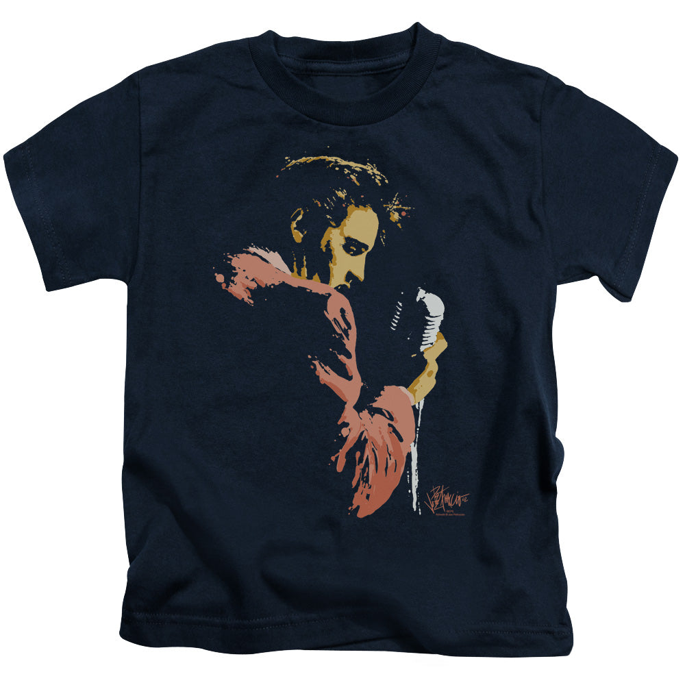 Elvis Presley Early Elvis Juvenile Kids Youth T Shirt Navy Blue
