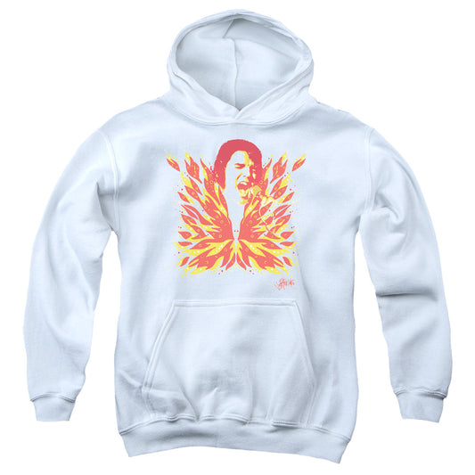 Elvis Presley His Latest Flame Kids Youth Hoodie White