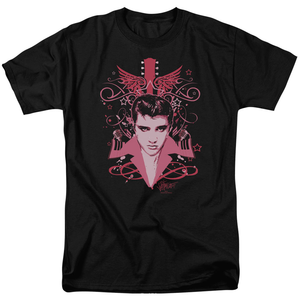 Elvis Presley Lets Face It Mens T Shirt Black