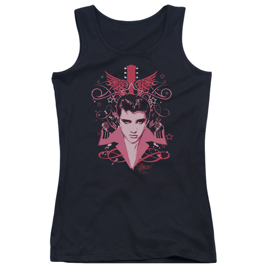 Elvis Presley Lets Face It Womens Tank Top Shirt Black