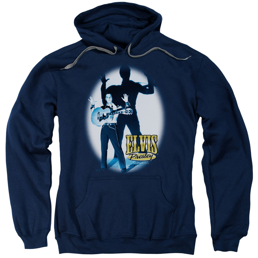 Elvis Presley Hands Up Mens Hoodie Navy