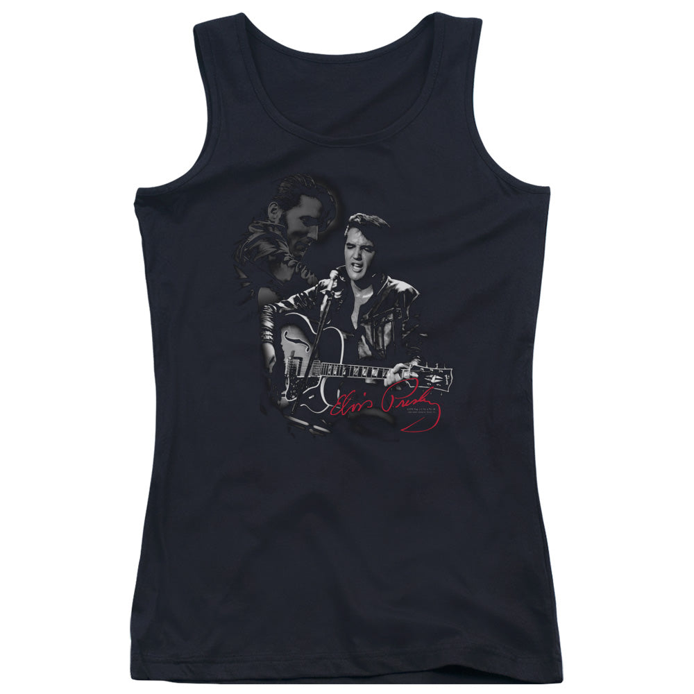 Elvis Presley Show Stopper Womens Tank Top Shirt Black