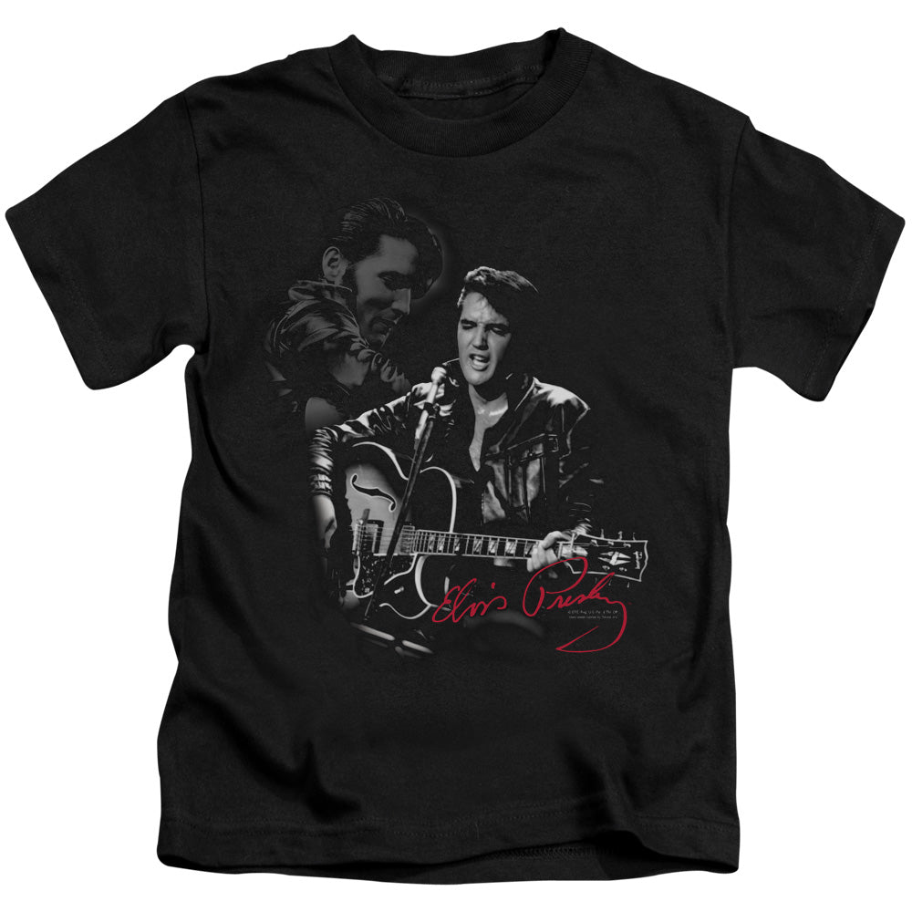 Elvis Presley Show Stopper Juvenile Kids Youth T Shirt Black 