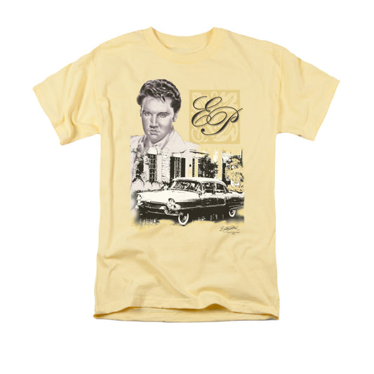 Elvis Presley Ep Mens T Shirt Banana