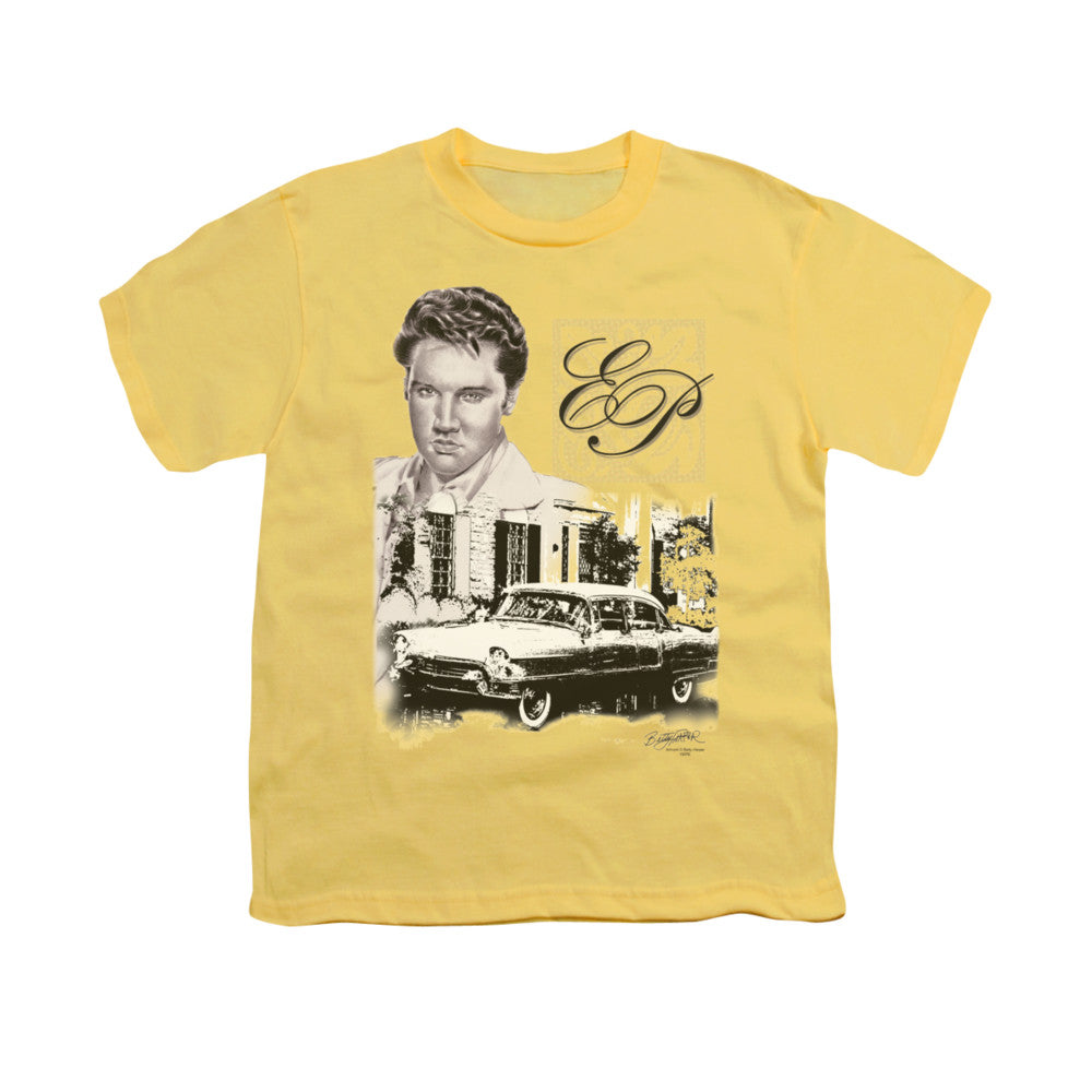 Elvis Presley Ep Kids Youth T Shirt Banana