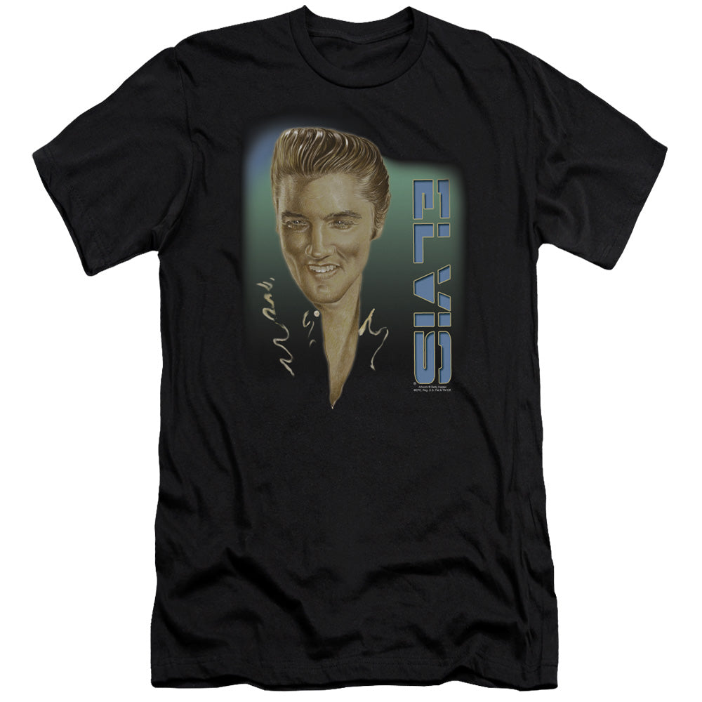 Elvis Presley Elvis 56 Premium Bella Canvas Slim Fit Mens T Shirt Black