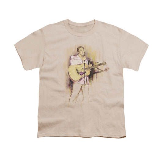 Elvis Presley I Was the One Kids Youth T Shirt Cream