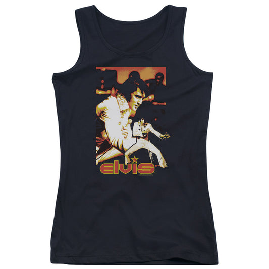 Elvis Presley Showman Womens Tank Top Shirt Black