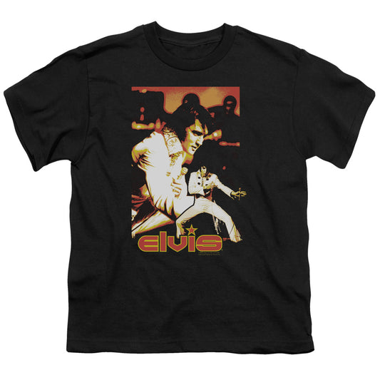 Elvis Presley Showman Kids Youth T Shirt Black