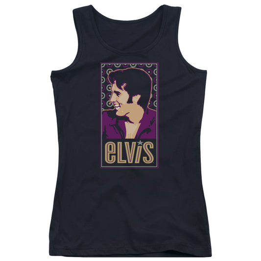 Elvis Presley Elvis is Womens Tank Top Shirt Black