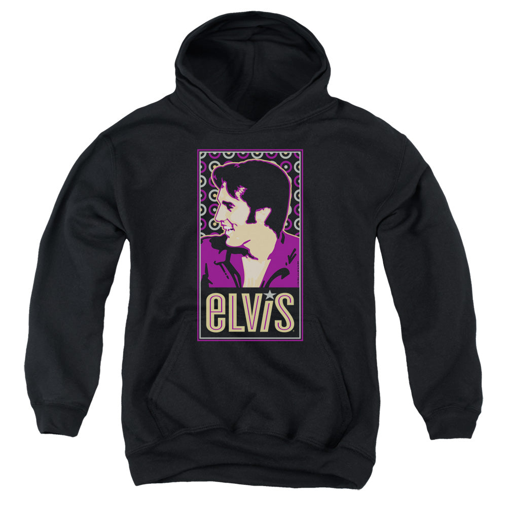 Elvis Presley Elvis is Kids Youth Hoodie Black