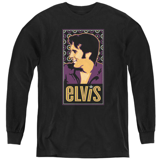 Elvis Presley Elvis is Long Sleeve Kids Youth T Shirt Black