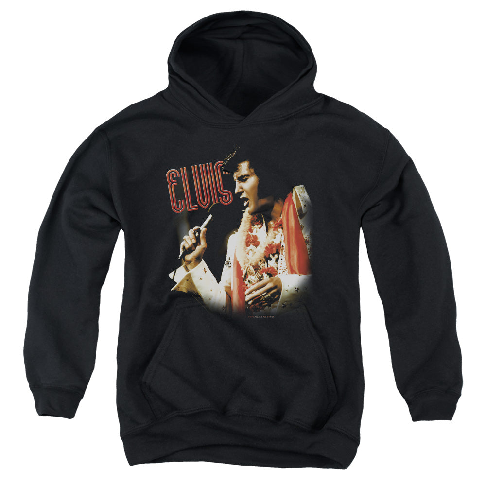 Elvis Presley Soulful Kids Youth Hoodie Black