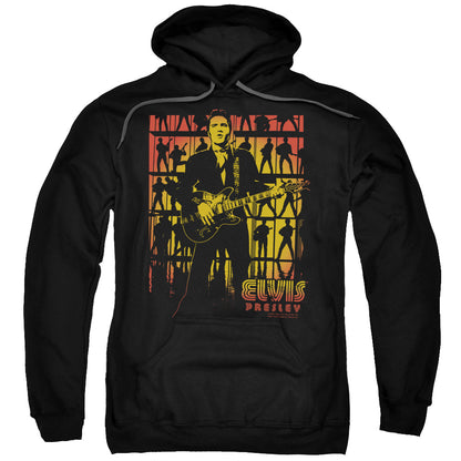 Elvis Presley Comeback Spotlight Mens Hoodie Black