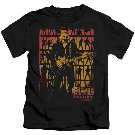 Elvis Presley Comeback Spotlight Juvenile Kids Youth T Shirt Black 