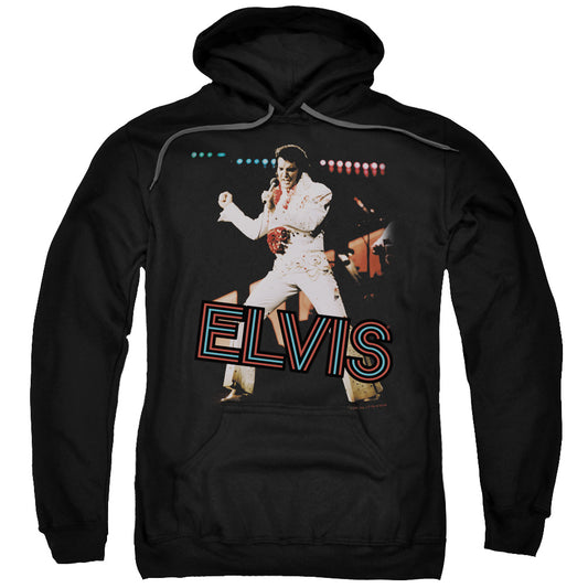 Elvis Presley Hit the Lights Mens Hoodie Black