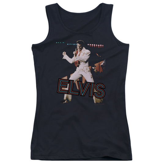 Elvis Presley Hit the Lights Womens Tank Top Shirt Black