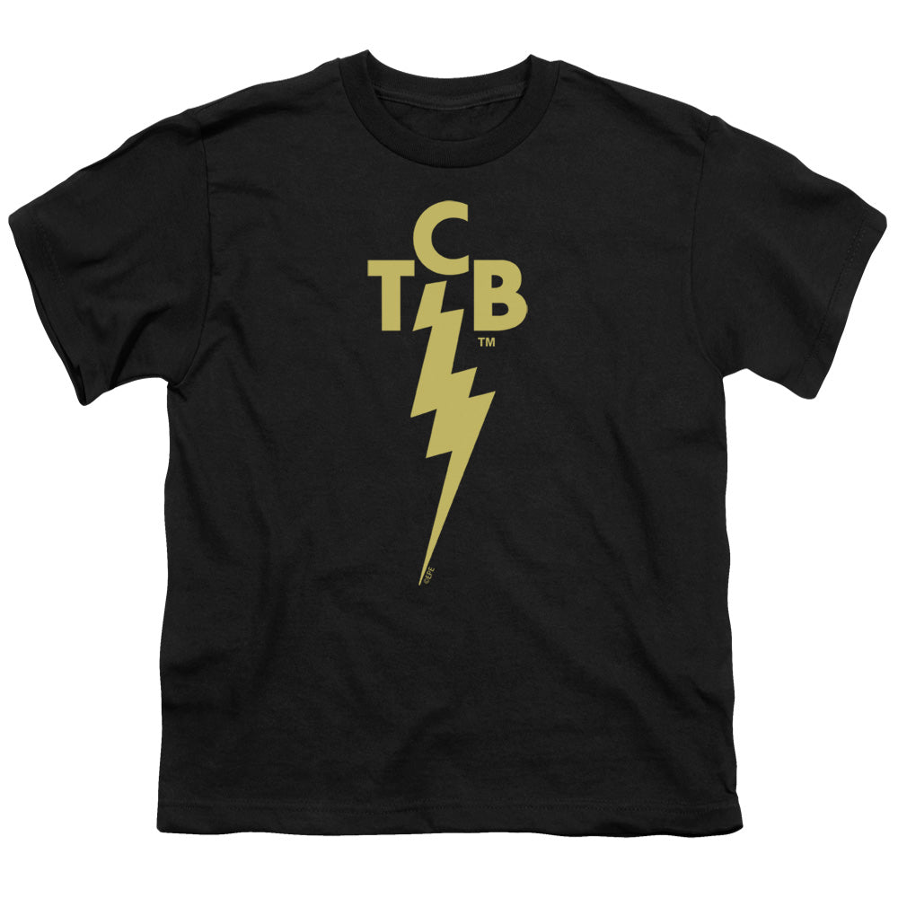 Elvis Presley Tcb Logo Kids Youth T Shirt Black