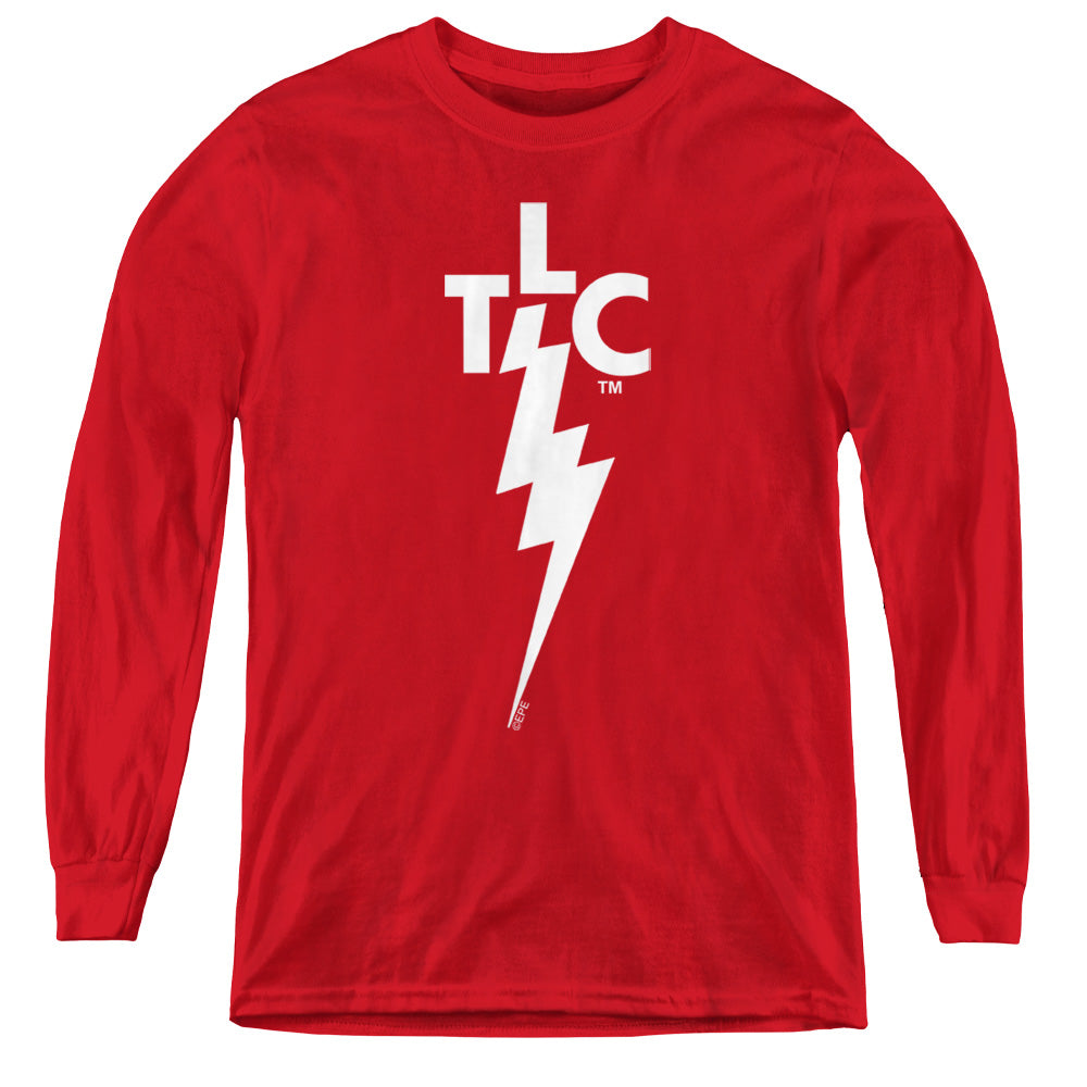 Elvis Presley Tlc Logo Long Sleeve Kids Youth T Shirt Red