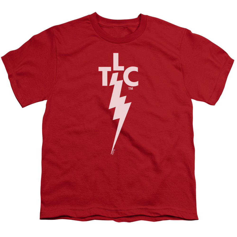 Elvis Presley Tlc Logo Kids Youth T Shirt Red