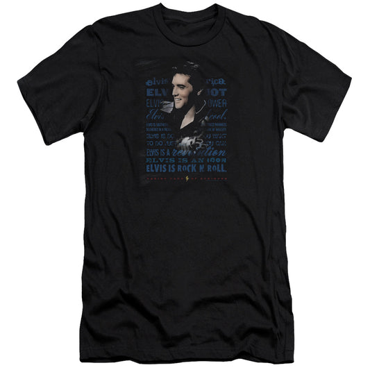 Elvis Presley Icon Premium Bella Canvas Slim Fit Mens T Shirt Black