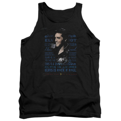 Elvis Presley Icon Mens Tank Top Shirt Black