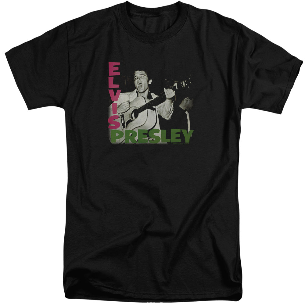 Elvis Presley Elvis Presley Album Mens Tall T Shirt Black