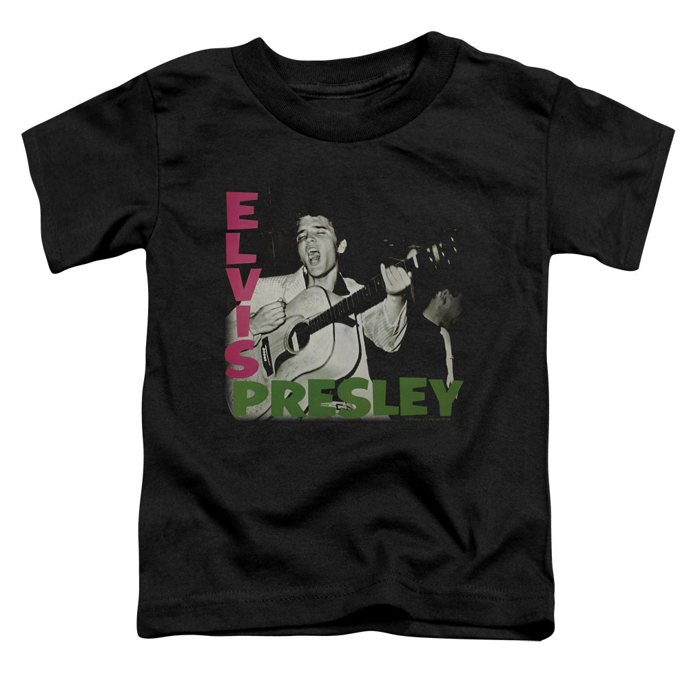 Elvis Presley Elvis Presley Album Toddler Kids Youth T Shirt Black