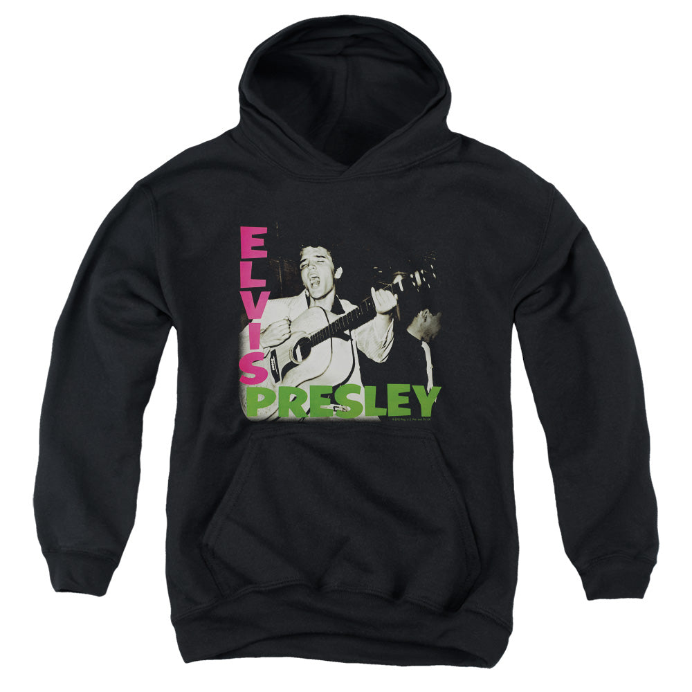 Elvis Presley Elvis Presley Album Kids Youth Hoodie Black