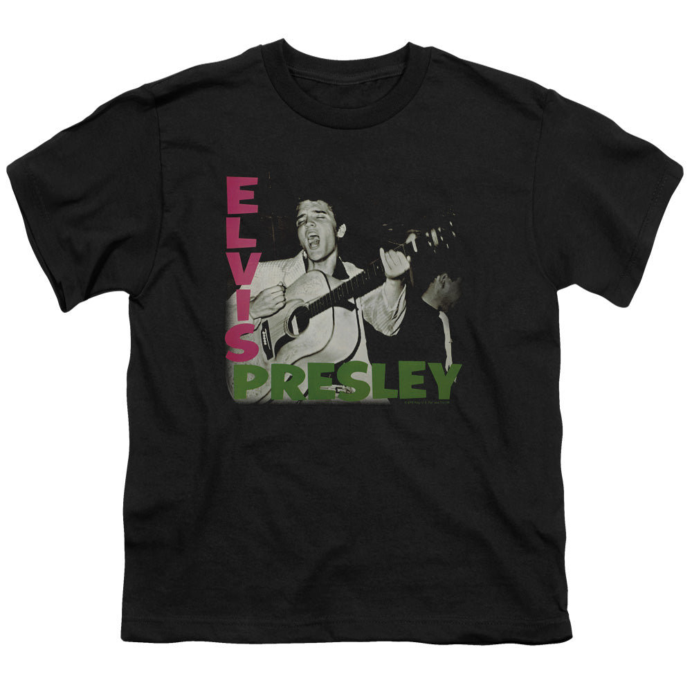 Elvis Presley Elvis Presley Album Kids Youth T Shirt Black