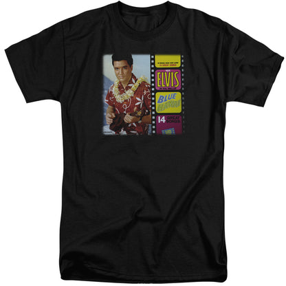 Elvis Presley Blue Hawaii Album Mens Tall T Shirt Black