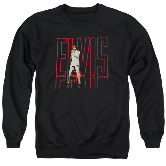 Elvis Presley Elvis 68 Album Mens Crewneck Sweatshirt Black