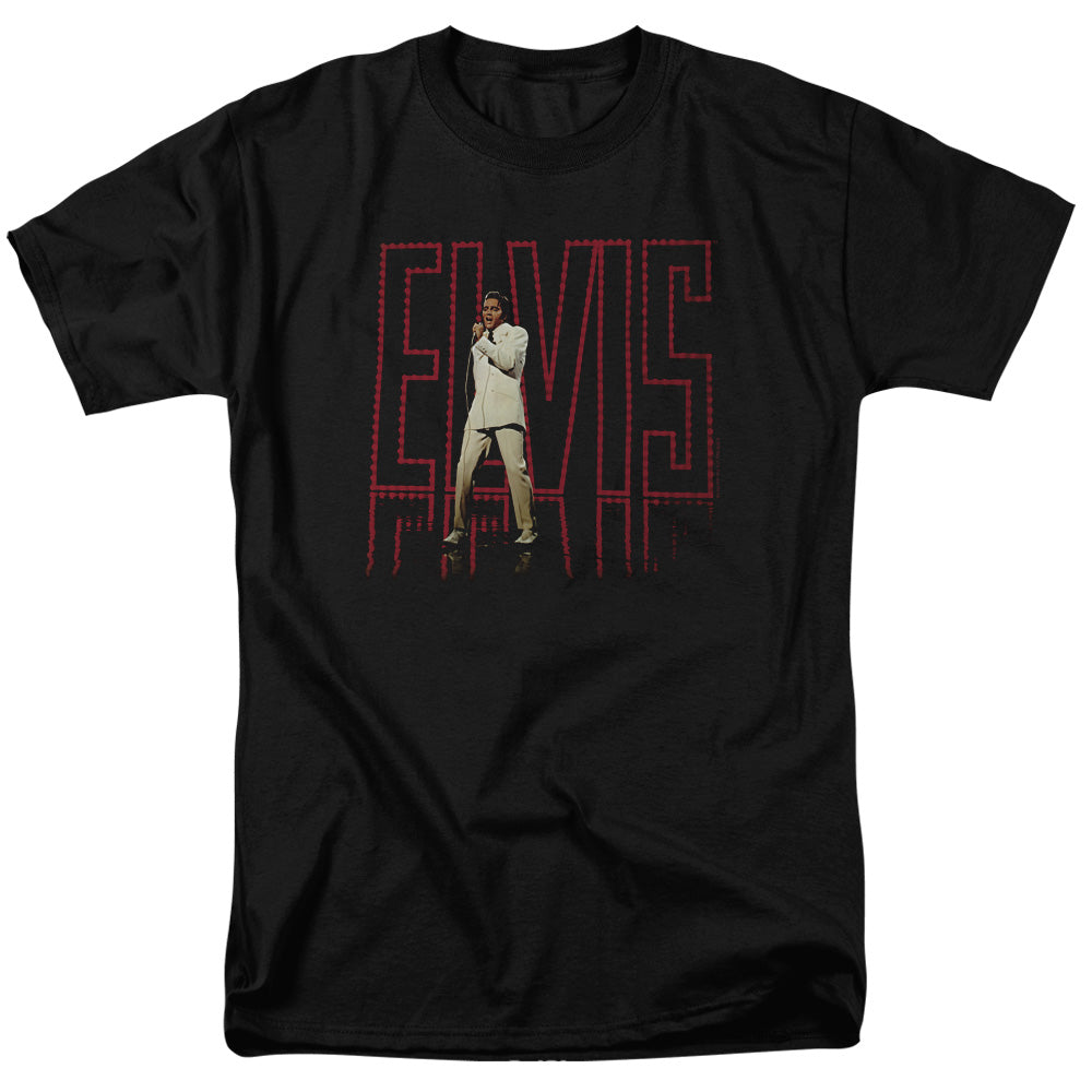 Elvis Presley Elvis 68 Album Mens T Shirt Black