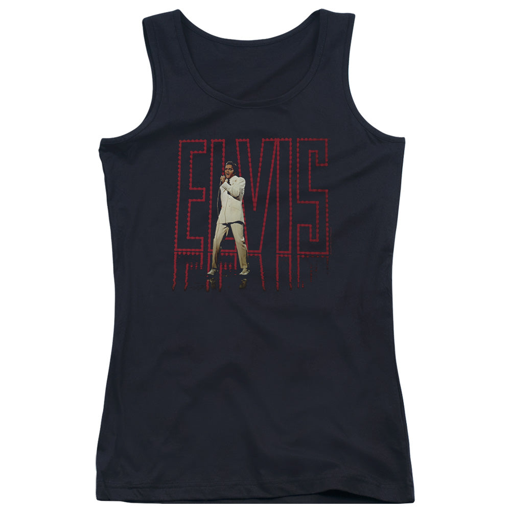 Elvis Presley Elvis 68 Album Womens Tank Top Shirt Black