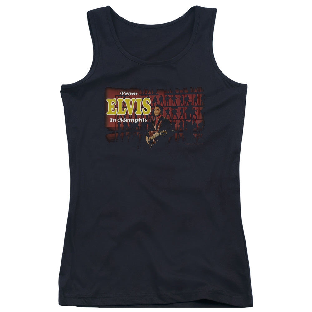 Elvis Presley From Elvis in Memphis Womens Tank Top Shirt Black