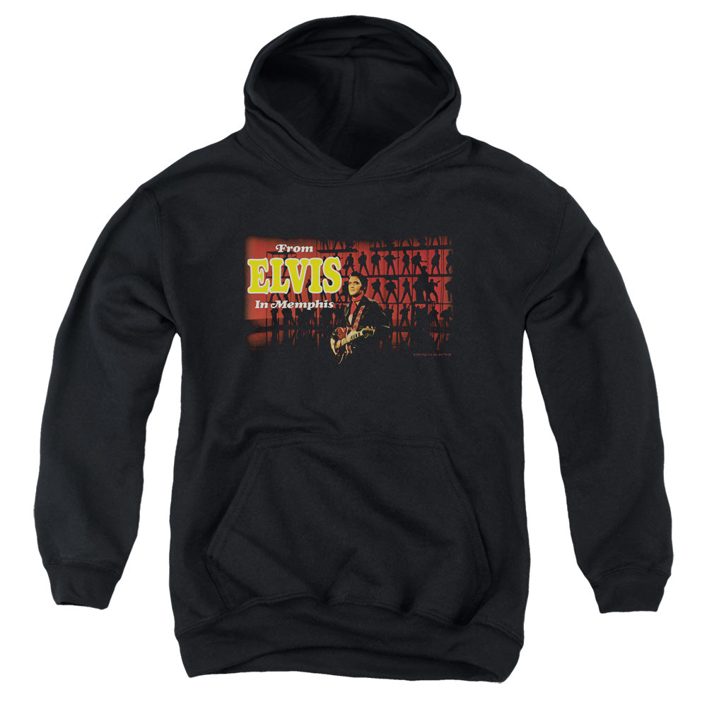 Elvis Presley From Elvis in Memphis Kids Youth Hoodie Black