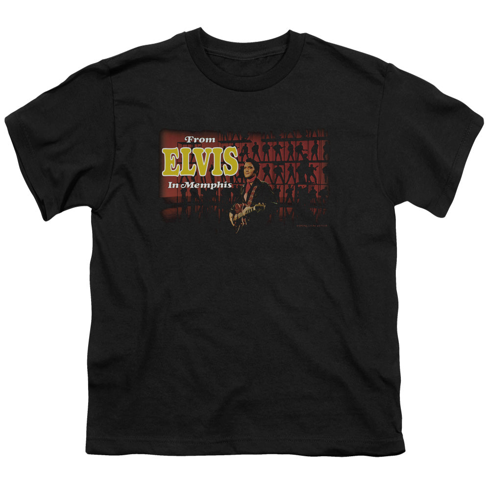 Elvis Presley From Elvis in Memphis Kids Youth T Shirt Black