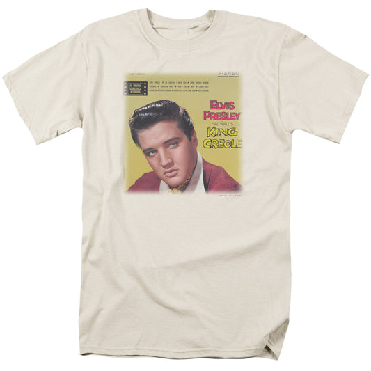 Elvis Presley King Creole Soundtrack Mens T Shirt Cream