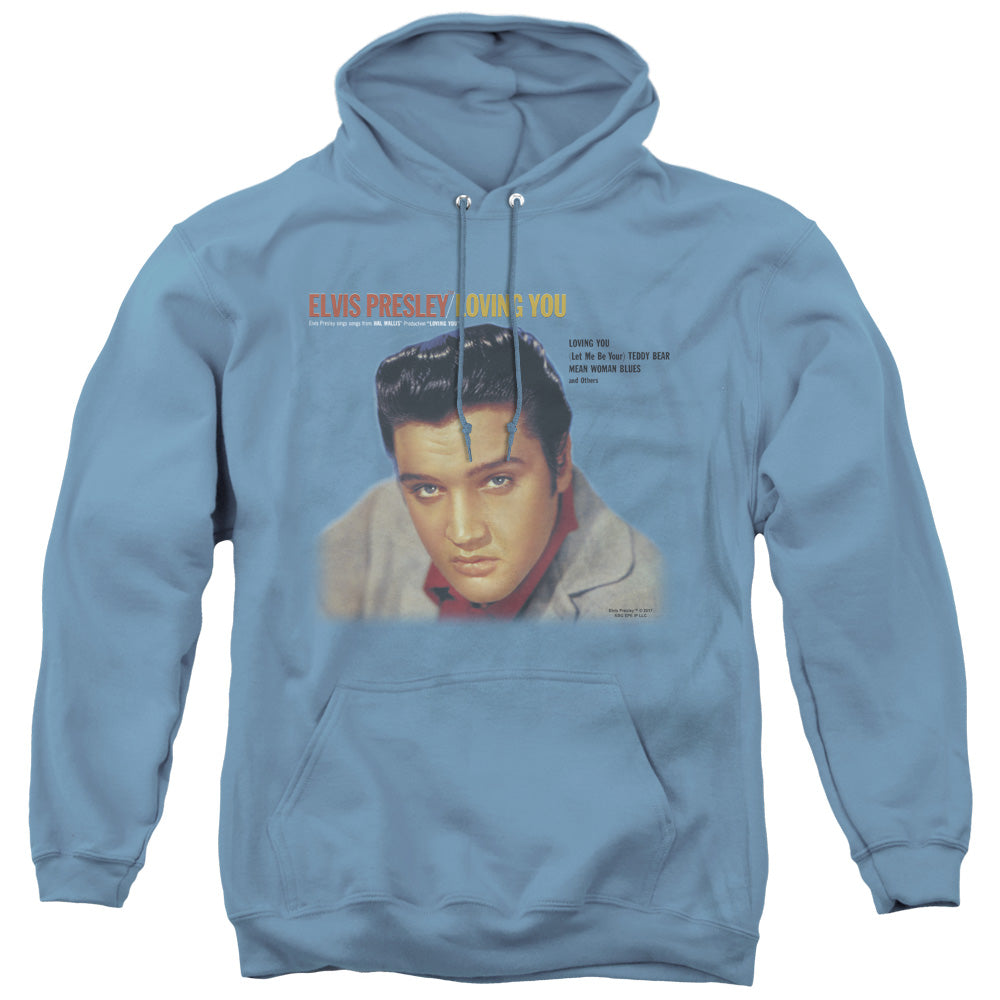 Elvis Presley Loving You Soundtrack Mens Hoodie Carolina Blue