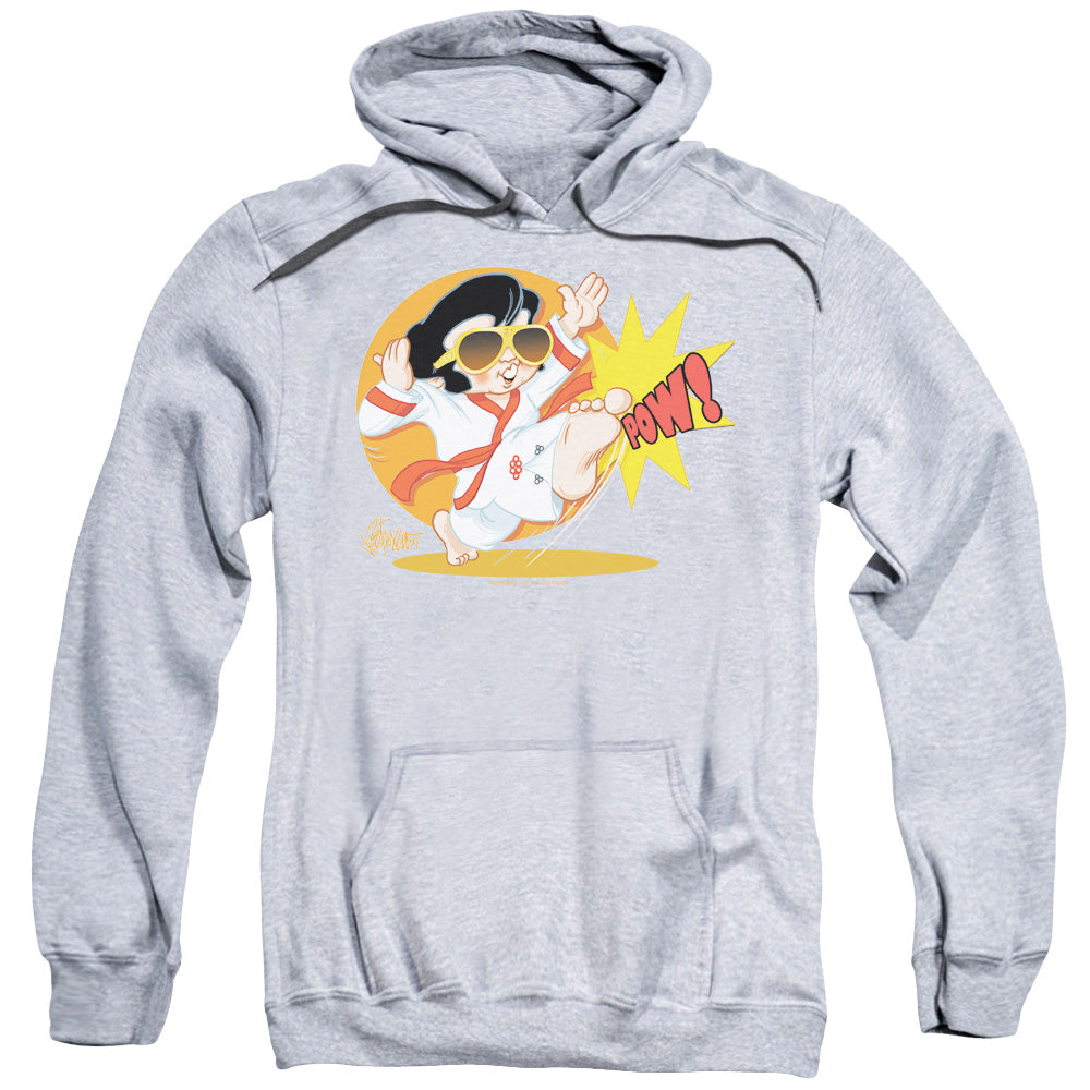 Elvis Presley Karate King Mens Hoodie Athletic Heather