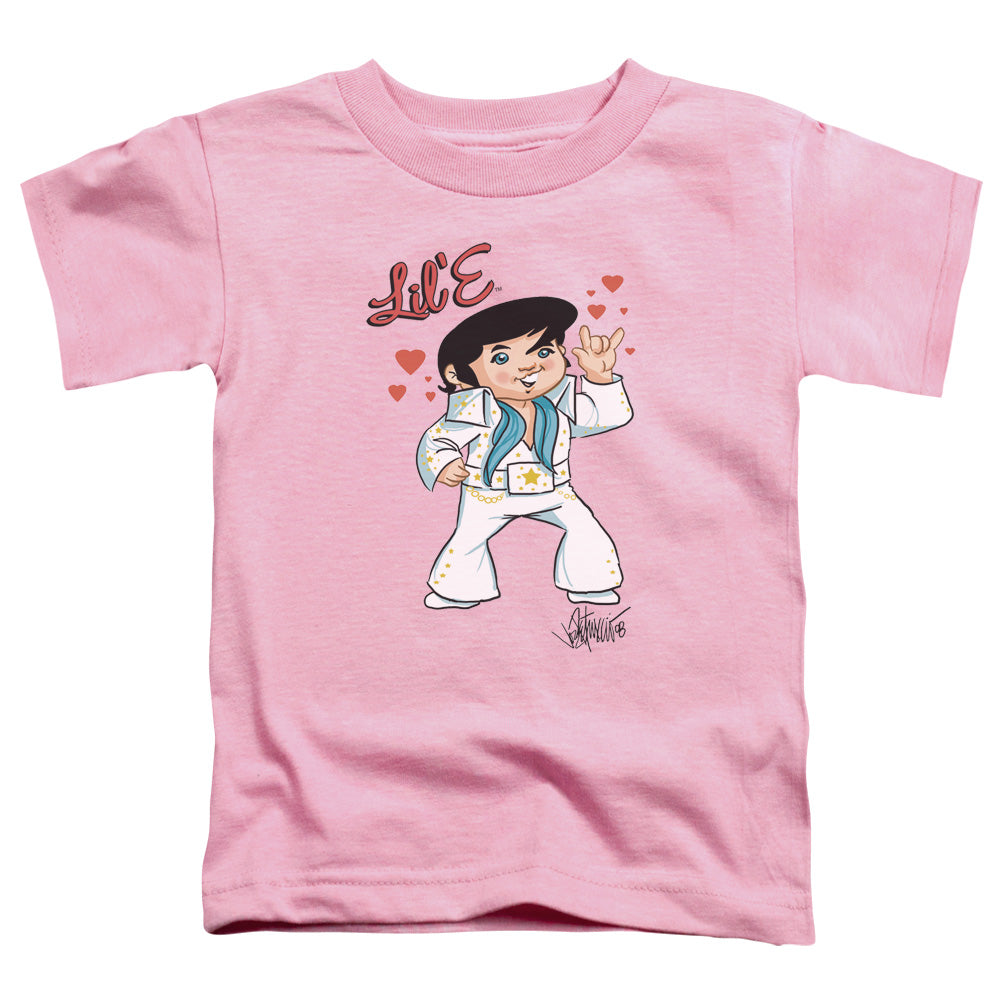 Elvis Presley Lil E Toddler Kids Youth T Shirt Pink