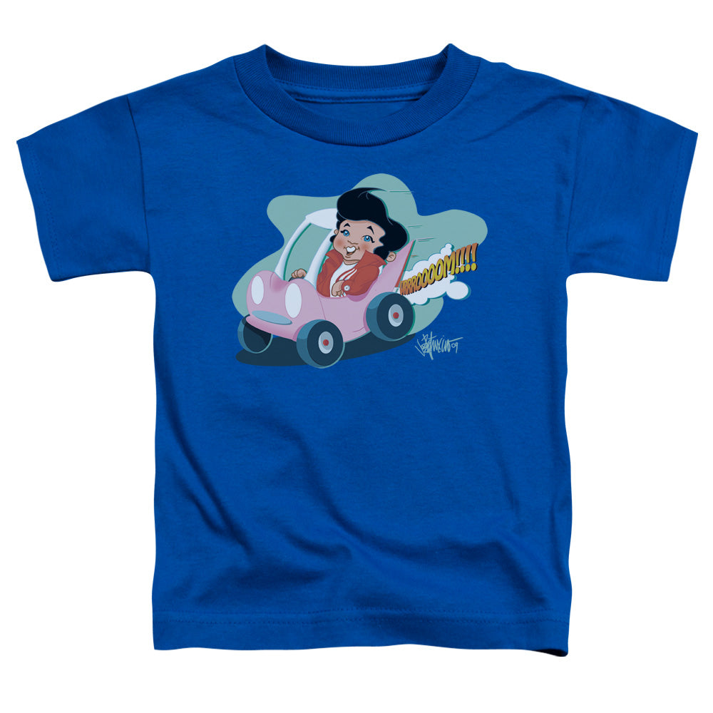 Elvis Presley Speedway Toddler Kids Youth T Shirt Royal Blue