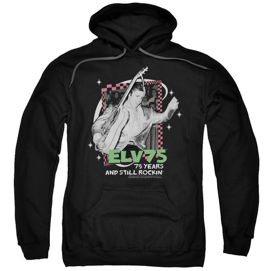 Elvis Presley Still Rockin Mens Hoodie Black