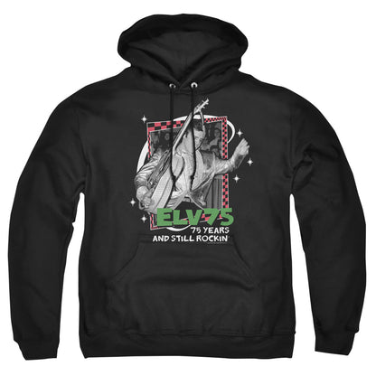 Elvis Presley Still Rockin Mens Hoodie Black